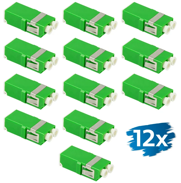 LogiLink Set de coupleurs fibres optiques, sans bride, vert - OEM FA03LC8