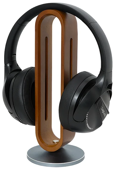 LogiLink Support pour casque audio, marron/argent - OEM AA0193