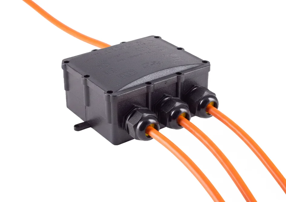 shiverpeaks Boîtier de jonction de câbles réseau, IP68, 1x3 - OEM BS08-01053