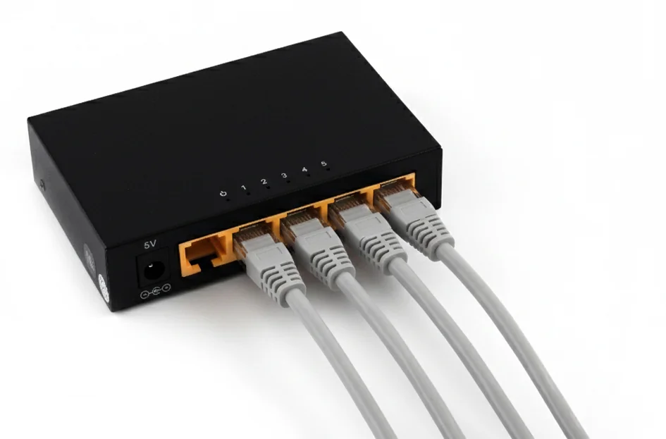 shiverpeaks Commutateur réseau, 5 ports, 1 G, noir - OEM BS08-01121