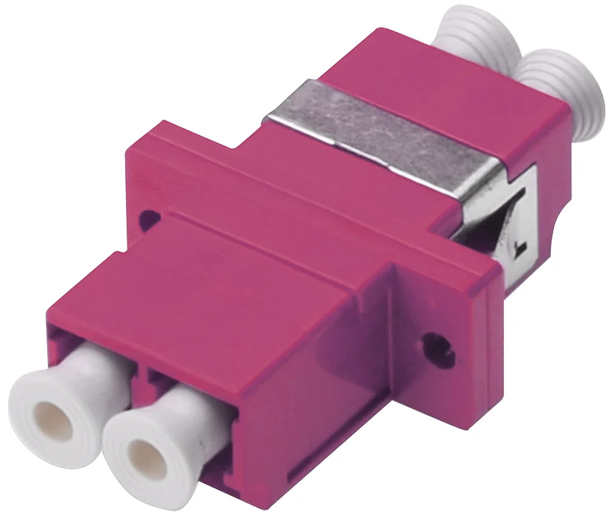 DIGITUS Coupleur fibre optique, LC-LC, Duplex, Multimode OM4 - OEM DN-96019-2