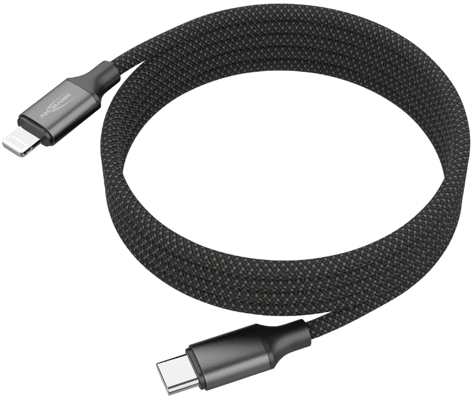 ANSMANN Câble magnétique charge et données, USB-C-Lightning - OEM 1700-0187