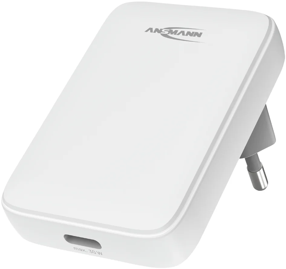 ANSMANN Chargeur secteur USB 130PD, plat, blanc - OEM 1001-0173
