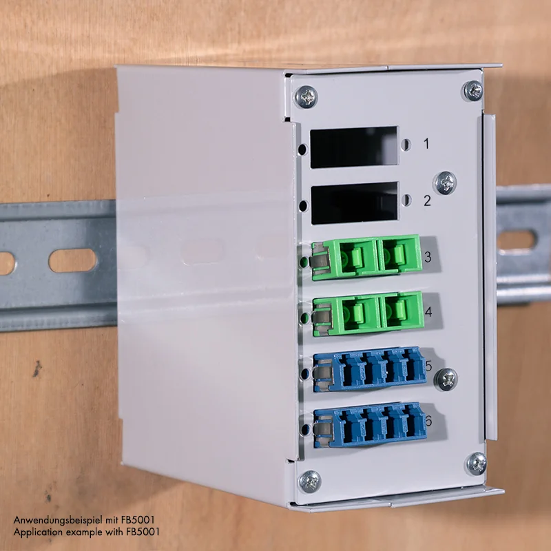 LogiLink Façade pour boîte d'épissures, pour 6 ports - OEM FB5004 2 LogiLink Façade pour boîte d'épissures, pour 6 ports - OEM FB5004 – Image 2