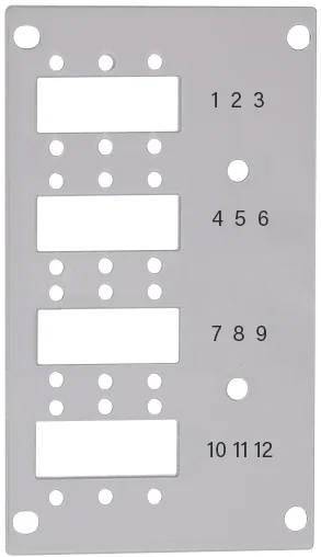 LogiLink Façade pour boîte d'épissures, pour 6 ports - OEM FB5004 5 LogiLink Façade pour boîte d'épissures, pour 6 ports - OEM FB5004 – Image 5