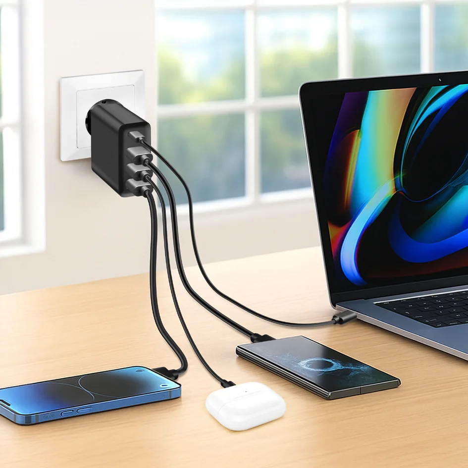 LogiLink Chargeur secteur USB, 3x USB-A (QC), 1x USB-C (PD) - OEM PA0377