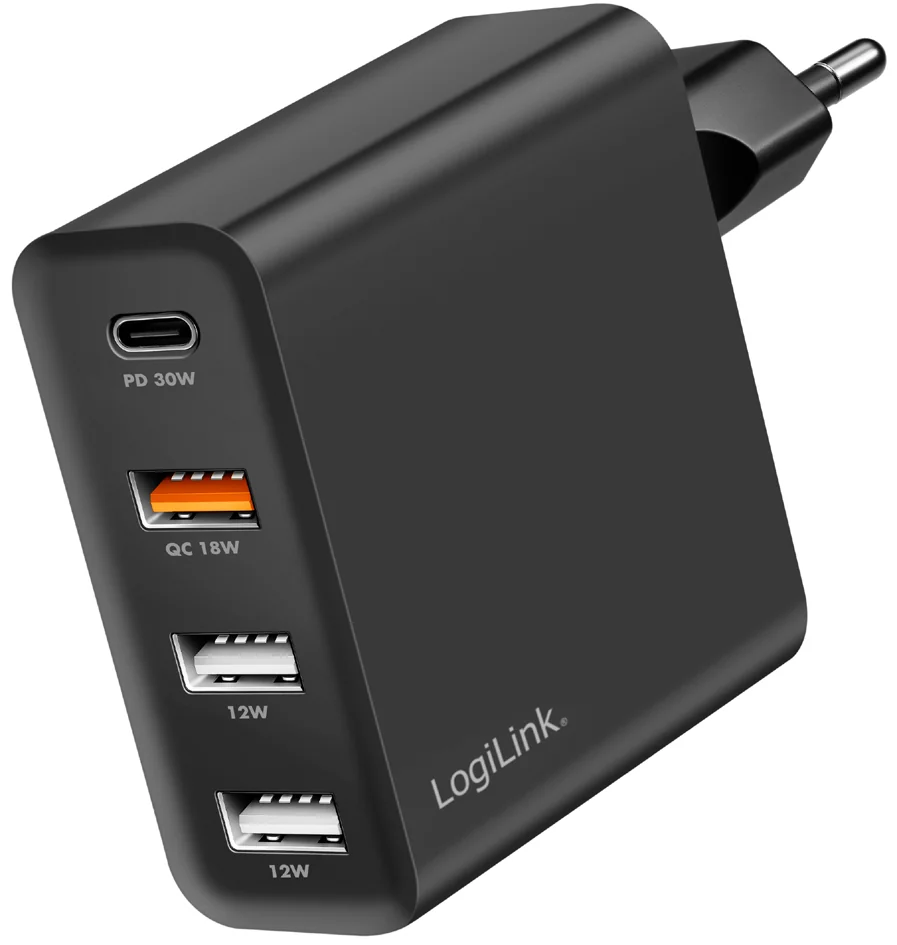 LogiLink Chargeur secteur USB, 3x USB-A (QC), 1x USB-C (PD) - OEM PA0377 3 LogiLink Chargeur secteur USB, 3x USB-A (QC), 1x USB-C (PD) - OEM PA0377 – Image 3