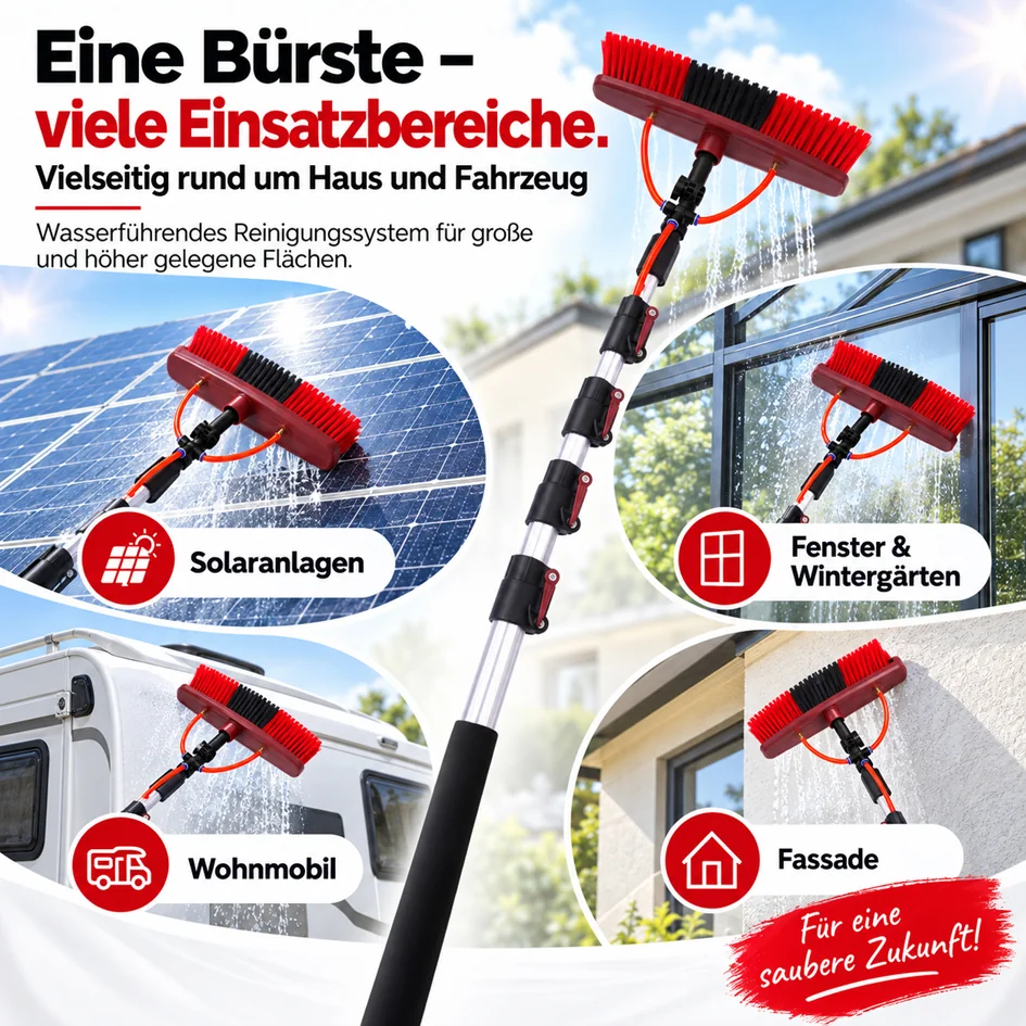IWH Brosse pour panneaux solaires, longueur: 3.500 mm - OEM 00205 5 IWH Brosse pour panneaux solaires, longueur: 3.500 mm - OEM 00205 – Image 5